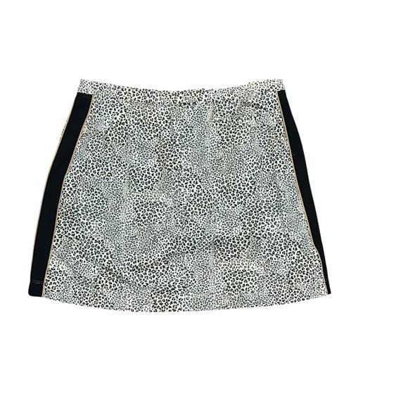 Tailtech Skort Women’s Size Large Short Brown Animal Print Pull On Pockets Golf - Picture 1 of 4
